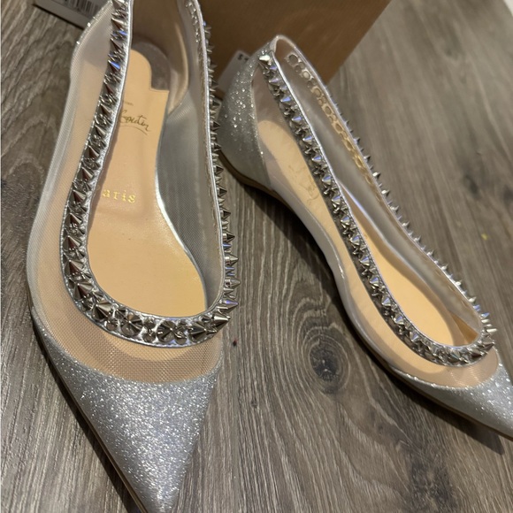 Christian Louboutin Galativi Spikes Flats Mesh - Picture 5 of 13